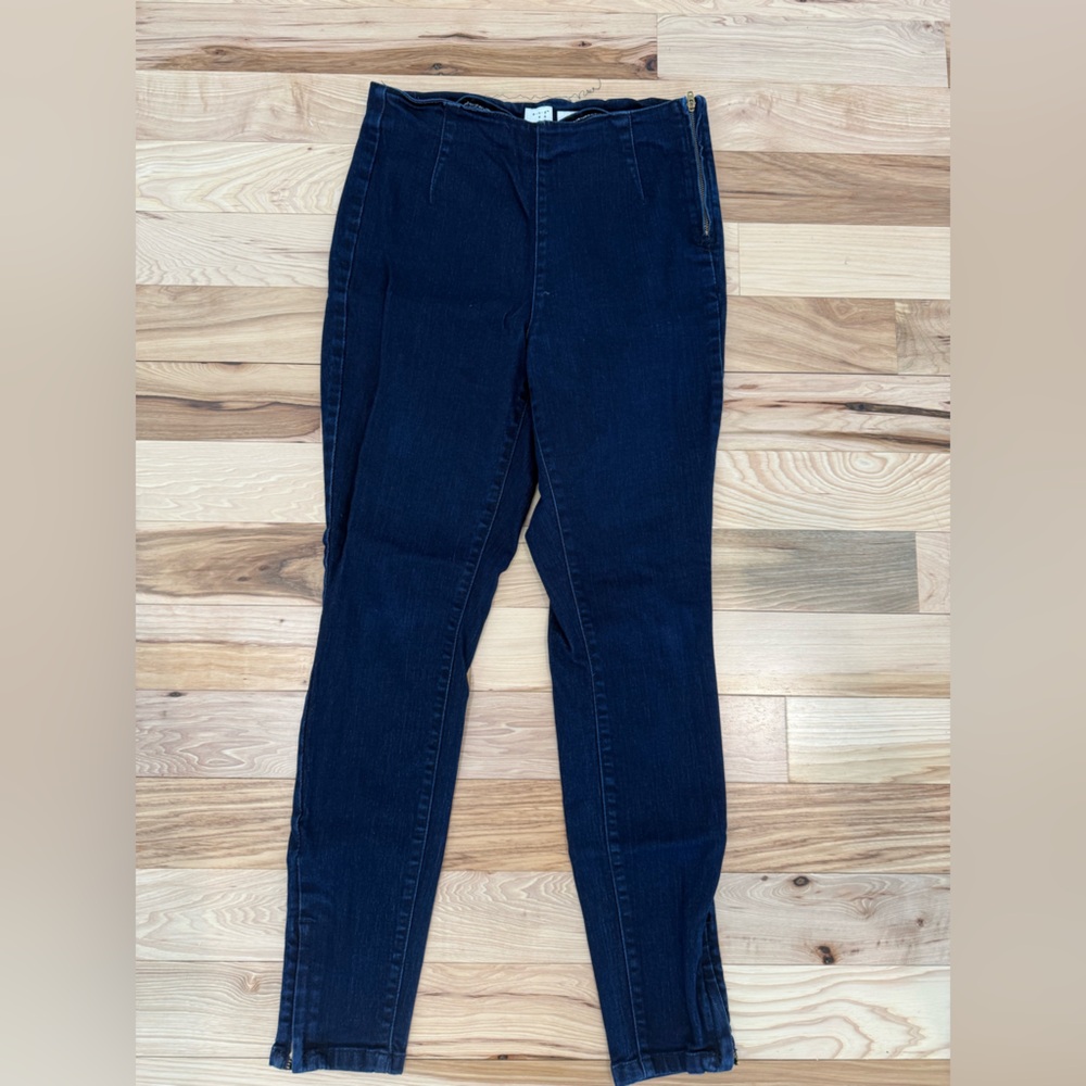 a.n.a Women's Dark Blue Skinny Jeans - Size 6